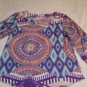 Colorful dress blouse